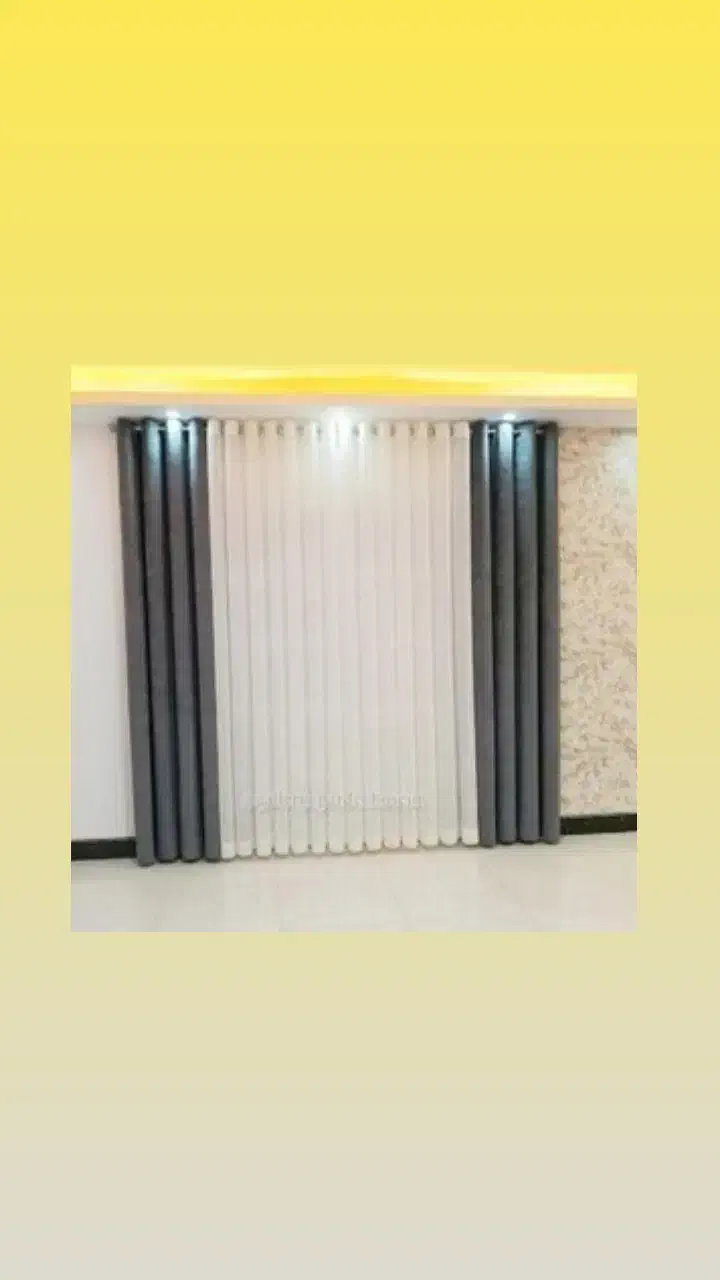 پذیرایی پرده پتینه جنس ترک|پرده، رانر، رومیزی|تهران, شکوفه (عبدل آباد)|دیوار