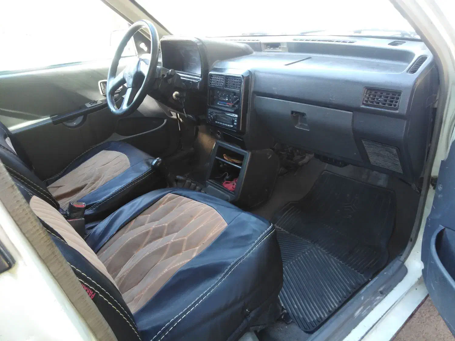 پراید 81سفید|خودرو سواری و وانت|آباده, |دیوار