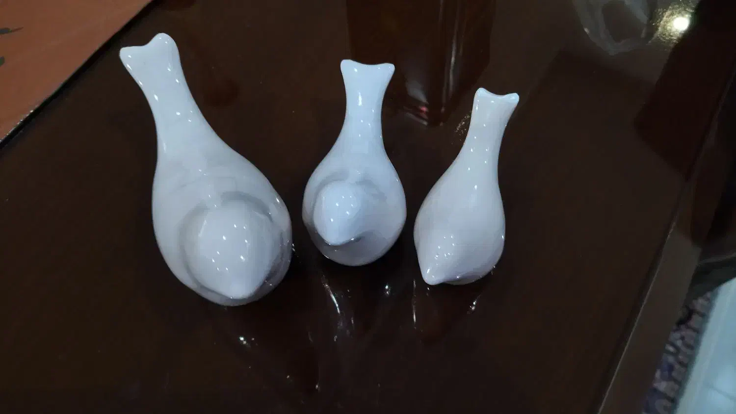 گنجشک سرامیکی سه عددی|صنایع دستی و سایر لوازم تزئینی|کرج, شهرک یاس جنوبی|دیوار