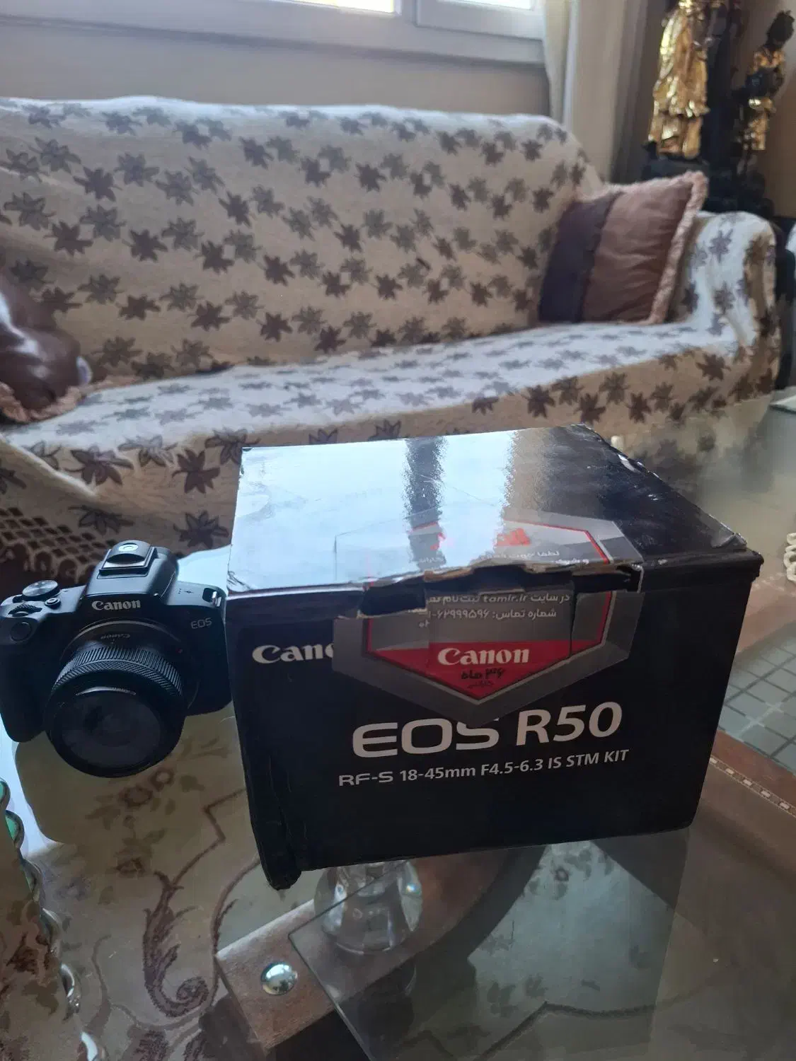 دوربین Canon r50|دوربین عکاسی و فیلم‌برداری|کرج, گلشهر|دیوار