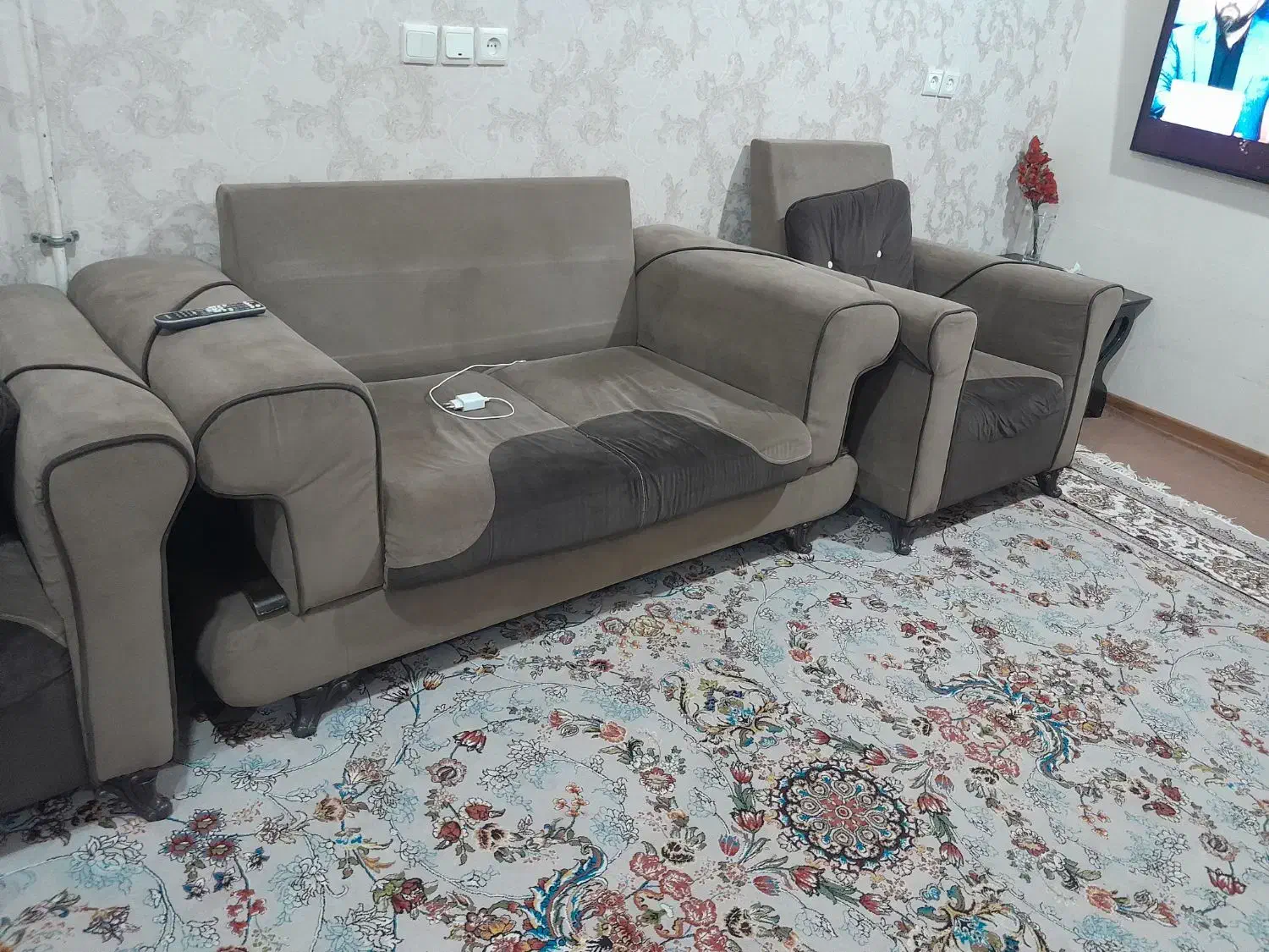 مبل هفت نفره راحتی|مبلمان خانگی و میز عسلی|بندر گناوه, |دیوار