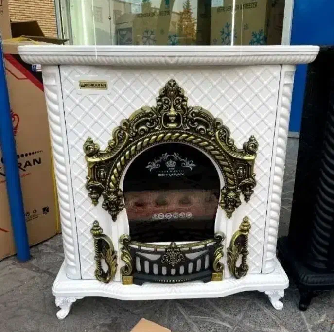 بخاری گازی با فندک اتوماتیک و ods شومینه مدلof7dd3|بخاری، هیتر، شومینه|رشت, رشتیان|دیوار