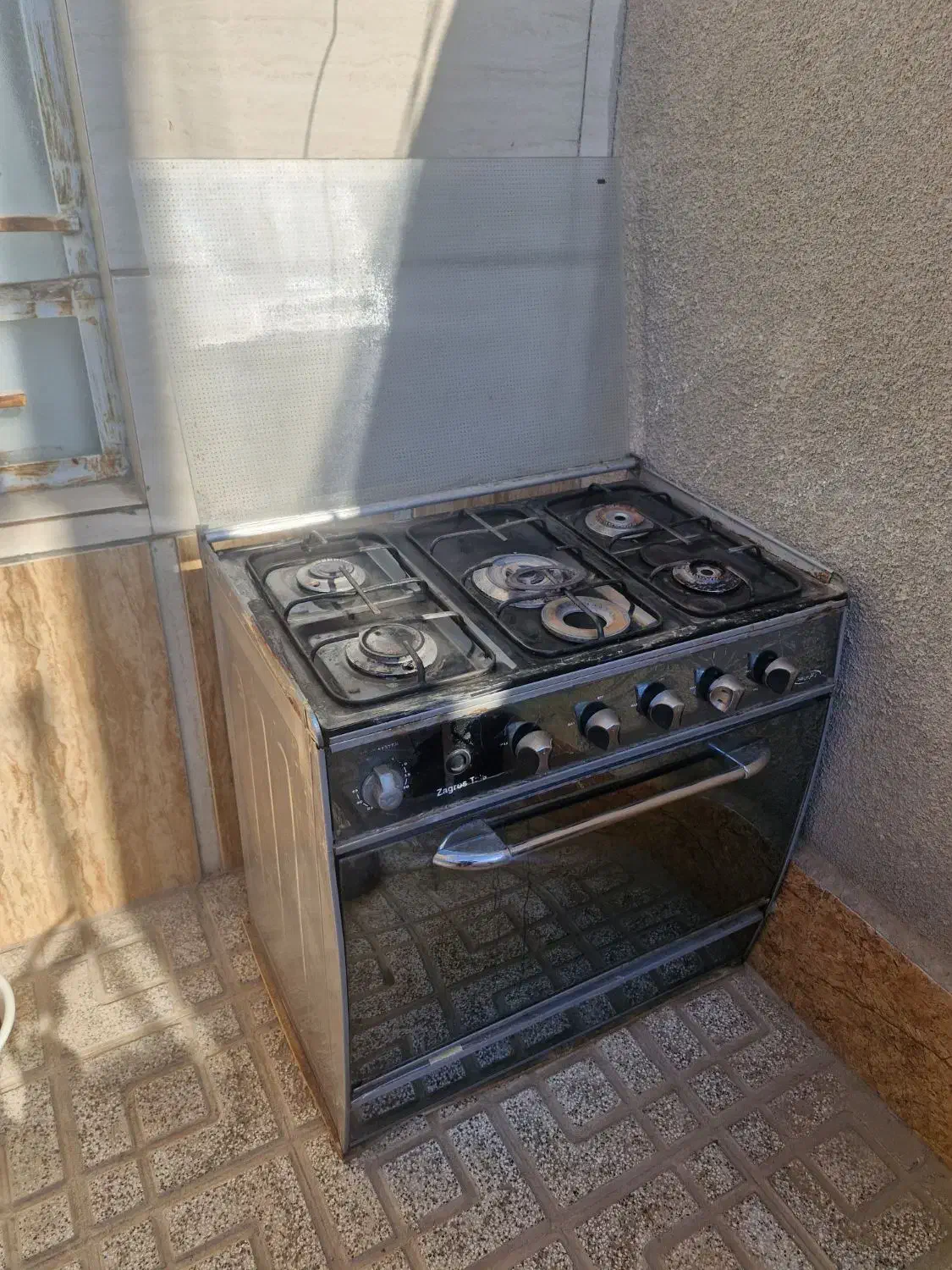 اجاق گاز استیل ۵ شعله|اجاق گاز و لوازم برقی پختوپز|کاشمر, |دیوار