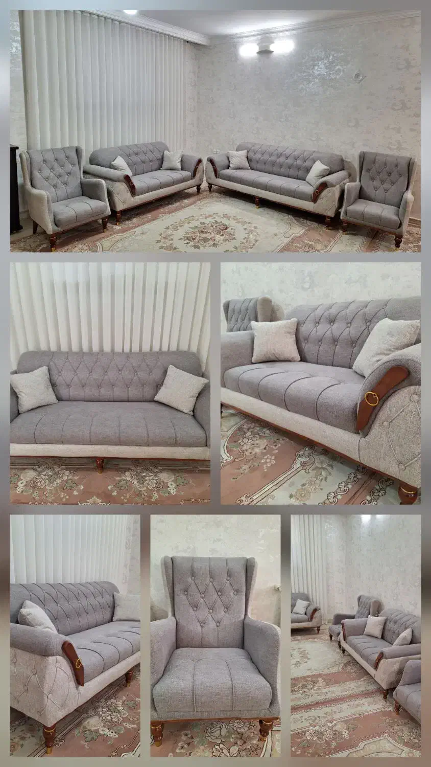 مبل راحتی پاریس باپارچه خارجی|مبلمان خانگی و میز عسلی|جوادآباد, |دیوار