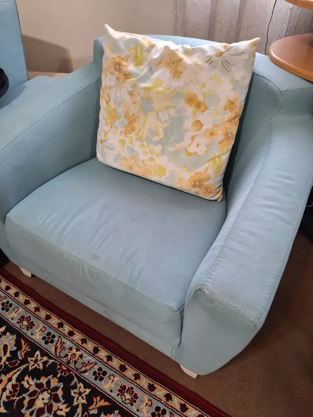 مبل تختخوابشو ۵ نفره فیروزه ای|مبلمان خانگی و میز عسلی|محمودآباد, |دیوار