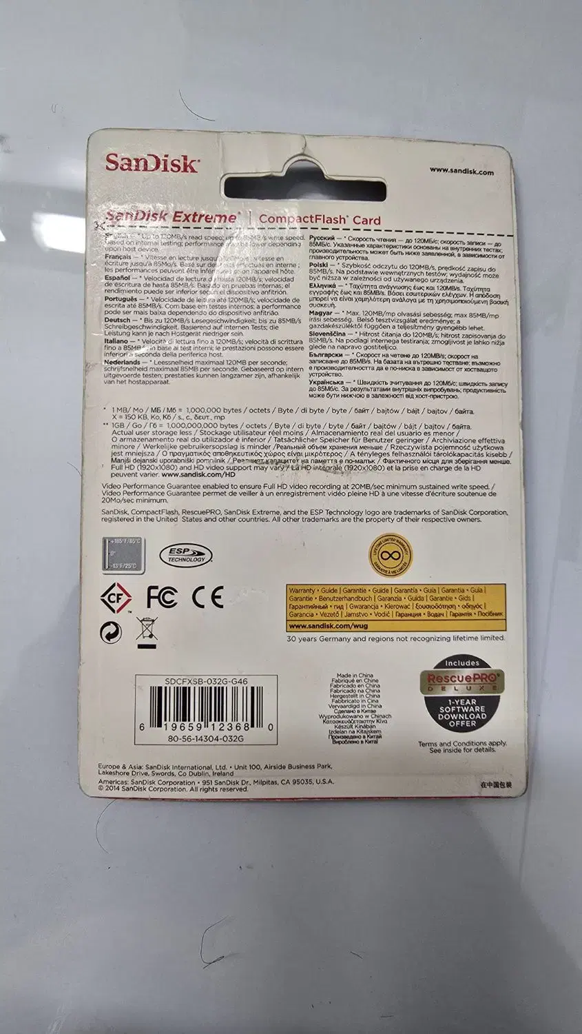 cf 32 گیگ SanDisk|لوازم جانبی موبایل و تبلت|اصفهان, باغ نگاره|دیوار