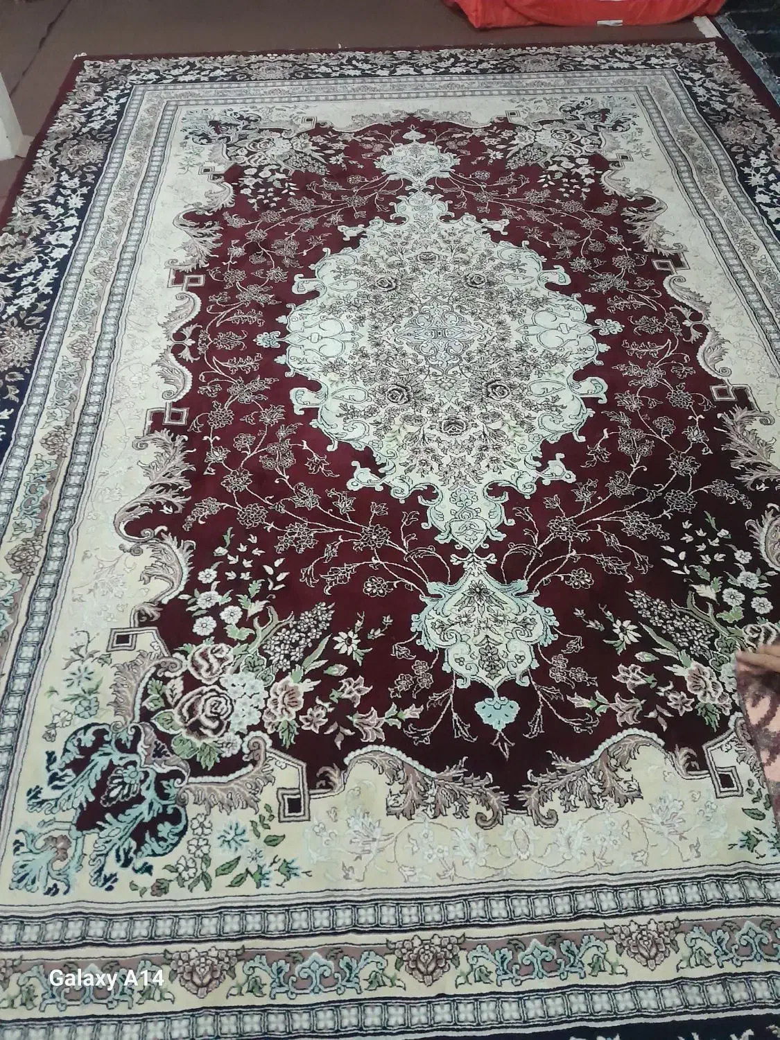 دوتخته فرش ۹متری کارکرده سالم|فرش|خاوران, |دیوار