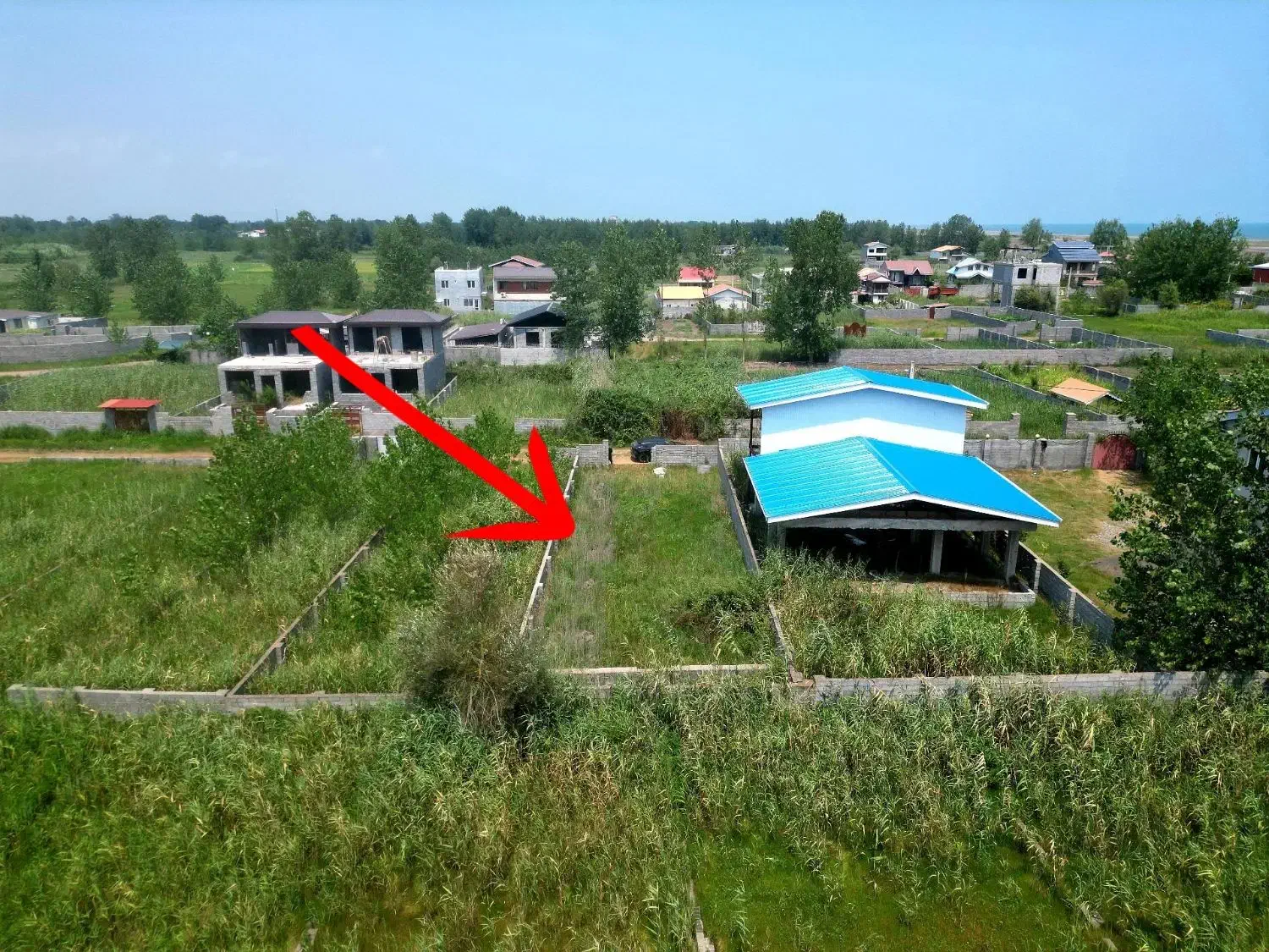 ۳۴۰ متر ساحل چاف با انشعابات و قابلیت ساخت|فروش زمین و ملک کلنگی|چاف و چمخاله, |دیوار