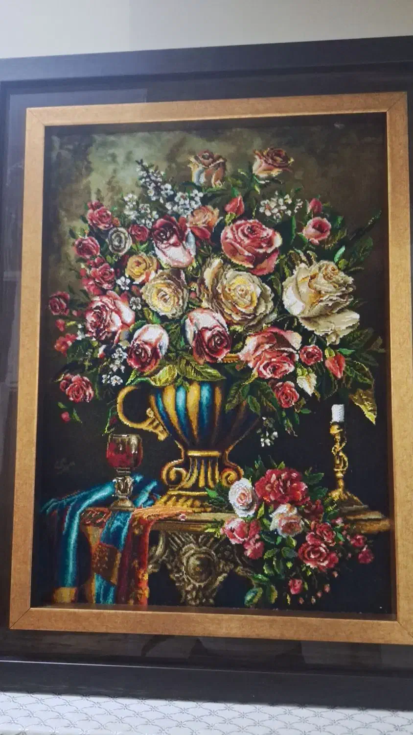 تابلو فرش ابریشم|تابلو فرش|تهران, شهرک ولیعصر شمالی|دیوار