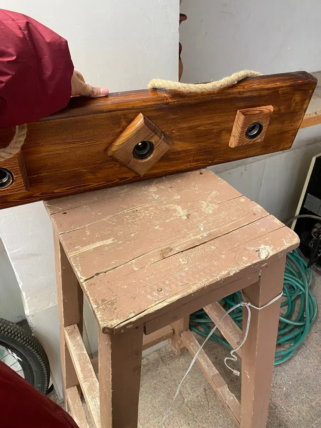 لوستر چوبی|لوستر و چراغ آویز|تبریز, |دیوار