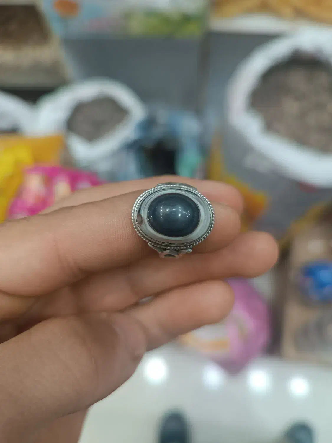 انگشتر نقره باباقوری|جواهرات|نورآباد, |دیوار