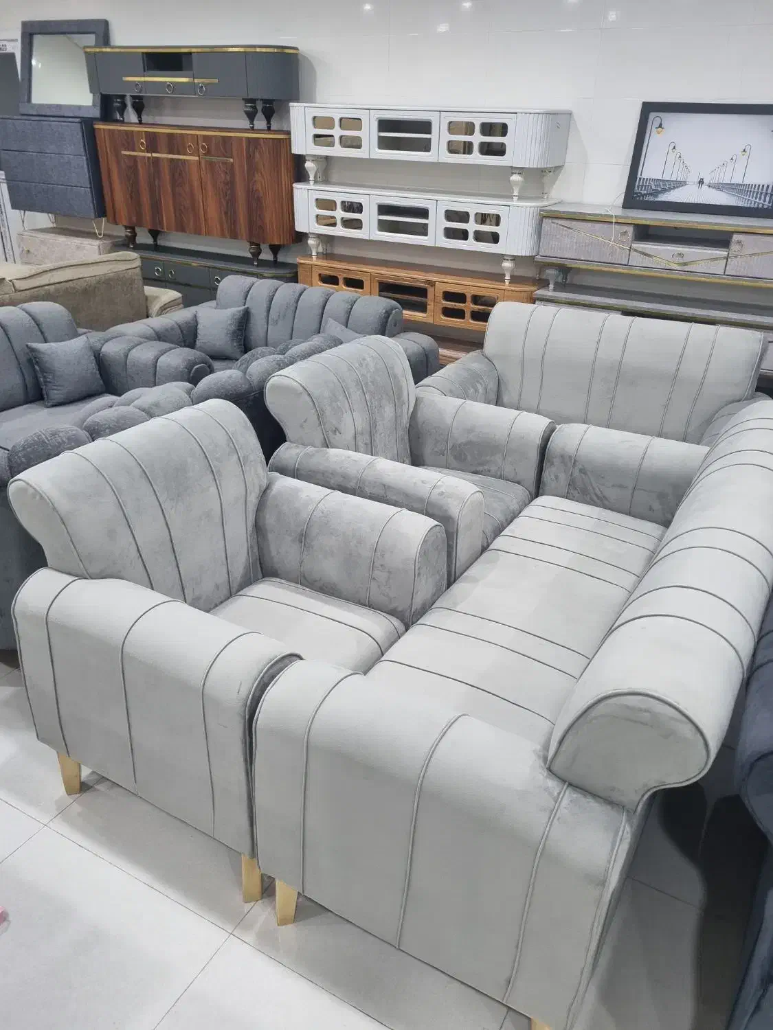 مبل هفت نفره جانا کد ۴۷خورموج|مبلمان خانگی و میز عسلی|خورموج, |دیوار