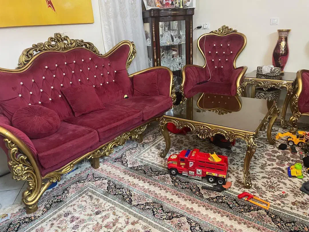 مبل استیل ۷نفره|مبلمان خانگی و میز عسلی|ری, ولی آباد|دیوار