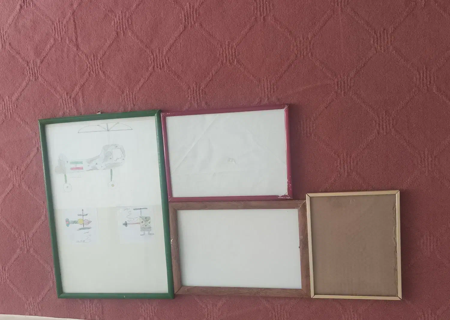 قاب های فلزی کوچک و بزرگ|تابلو، نقاشی، عکس|زنجان, |دیوار