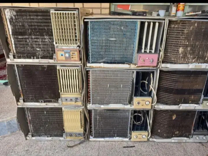 کولرهای گازی پنجره ای دوتیکه سوخته نیمسوزمیخریم|کولر گازی و فنکوئل|شوشتر, |دیوار