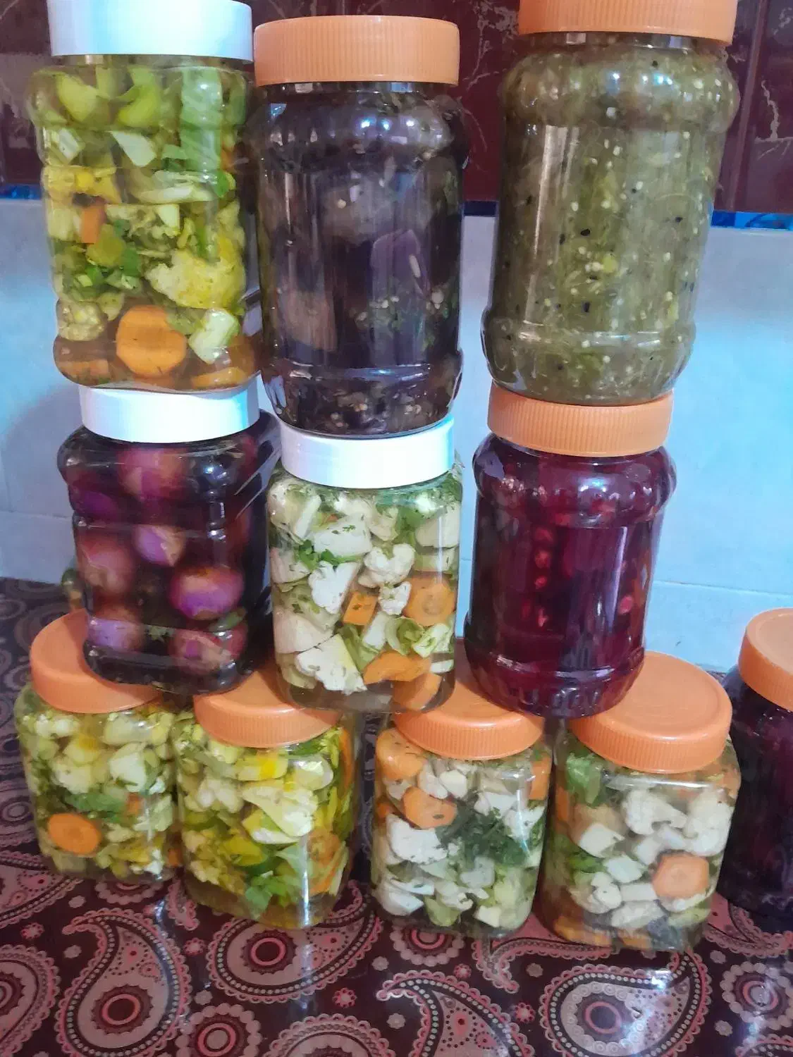 ترشی خونگی کافیه یبار امتحان کنی|خوردنی و آشامیدنی|گنبد کاووس, |دیوار