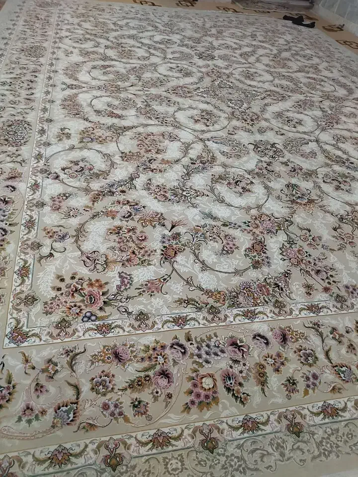 فرش 1200شانه مدل شاهکار|فرش|تربتحیدریه, باغ سلطانی|دیوار