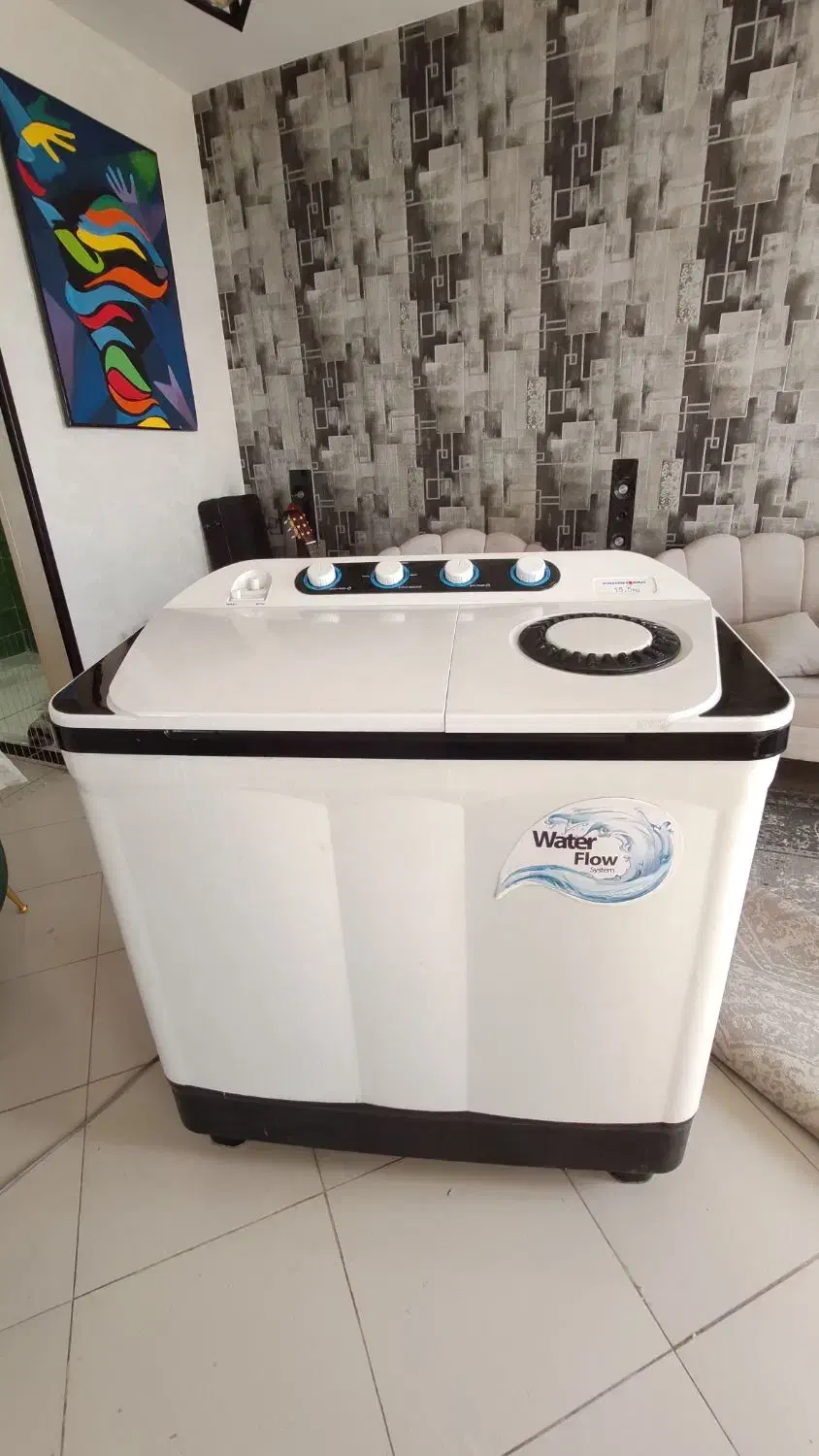 ماشین لباسشویی دوقلو ۱۵.۵ کیلویی پاکشوما|ماشین لباسشویی و خشککن لباس|تهران, پونک|دیوار