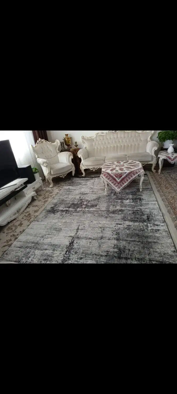 فرش ۶ متری تمام اکریلیک ۱۲۰۰ شانه|فرش|قم, دورشهر|دیوار