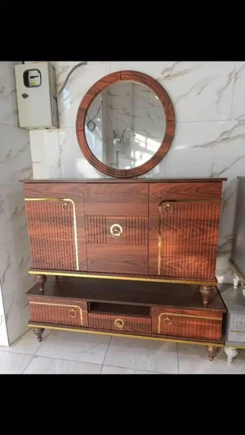 کونسولی، اینه کنسول، ست کامل اینه کنسول میز تی وی|بوفه، ویترین، کنسول|قرچک, زیبا شهر|دیوار