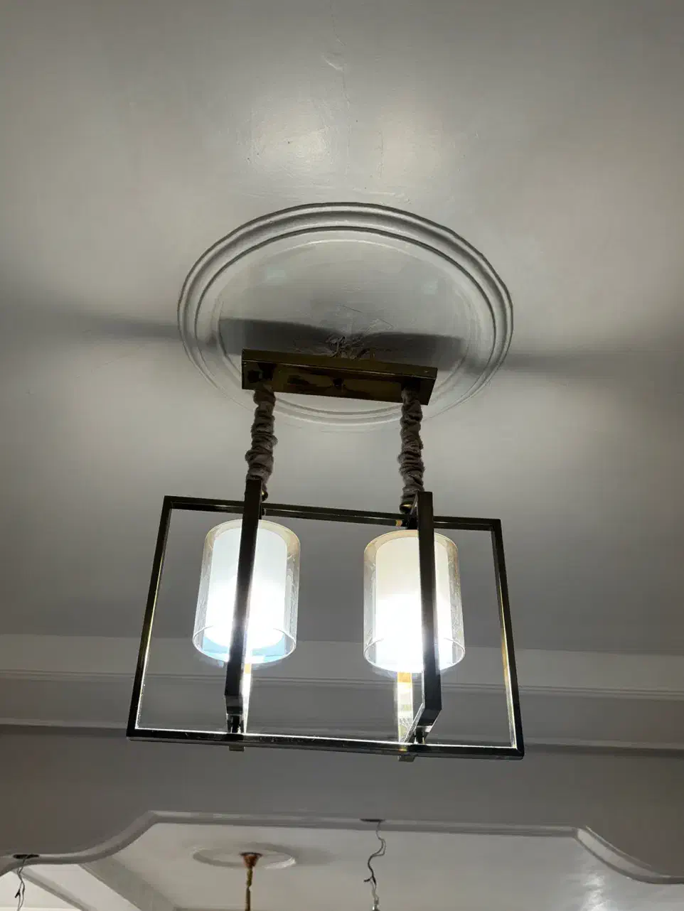 لوستر دو شاخه سالم|لوستر و چراغ آویز|تهران, فلاح|دیوار