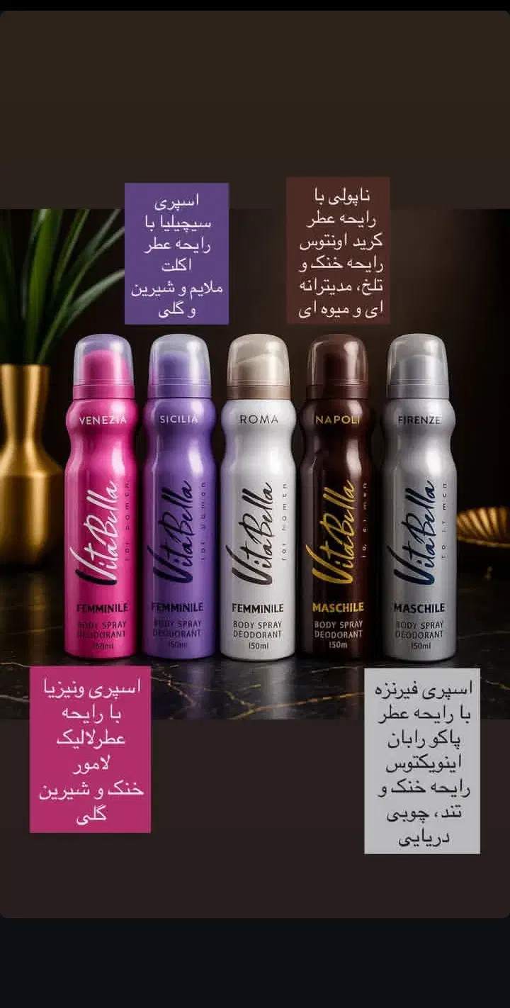 اسپره بدن ویتابلا تعداد محدود|آرایشی، بهداشتی، درمانی|بابل, |دیوار