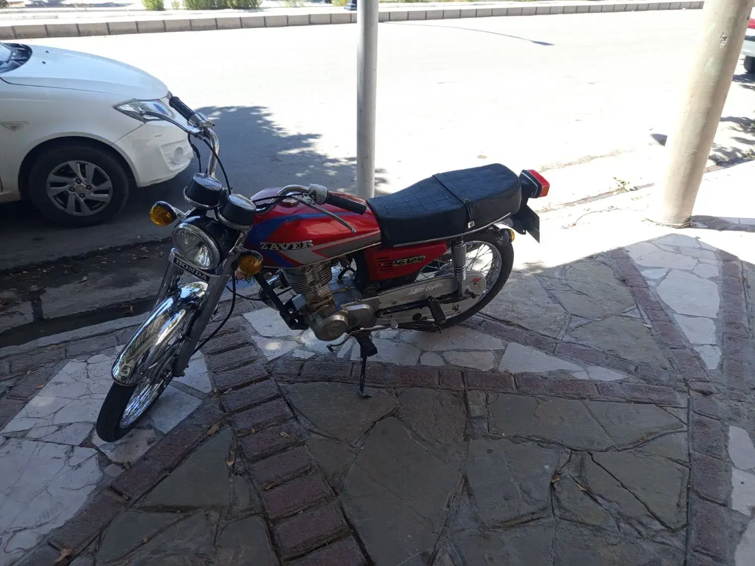 موتور 125|موتورسیکلت|بافت, |دیوار