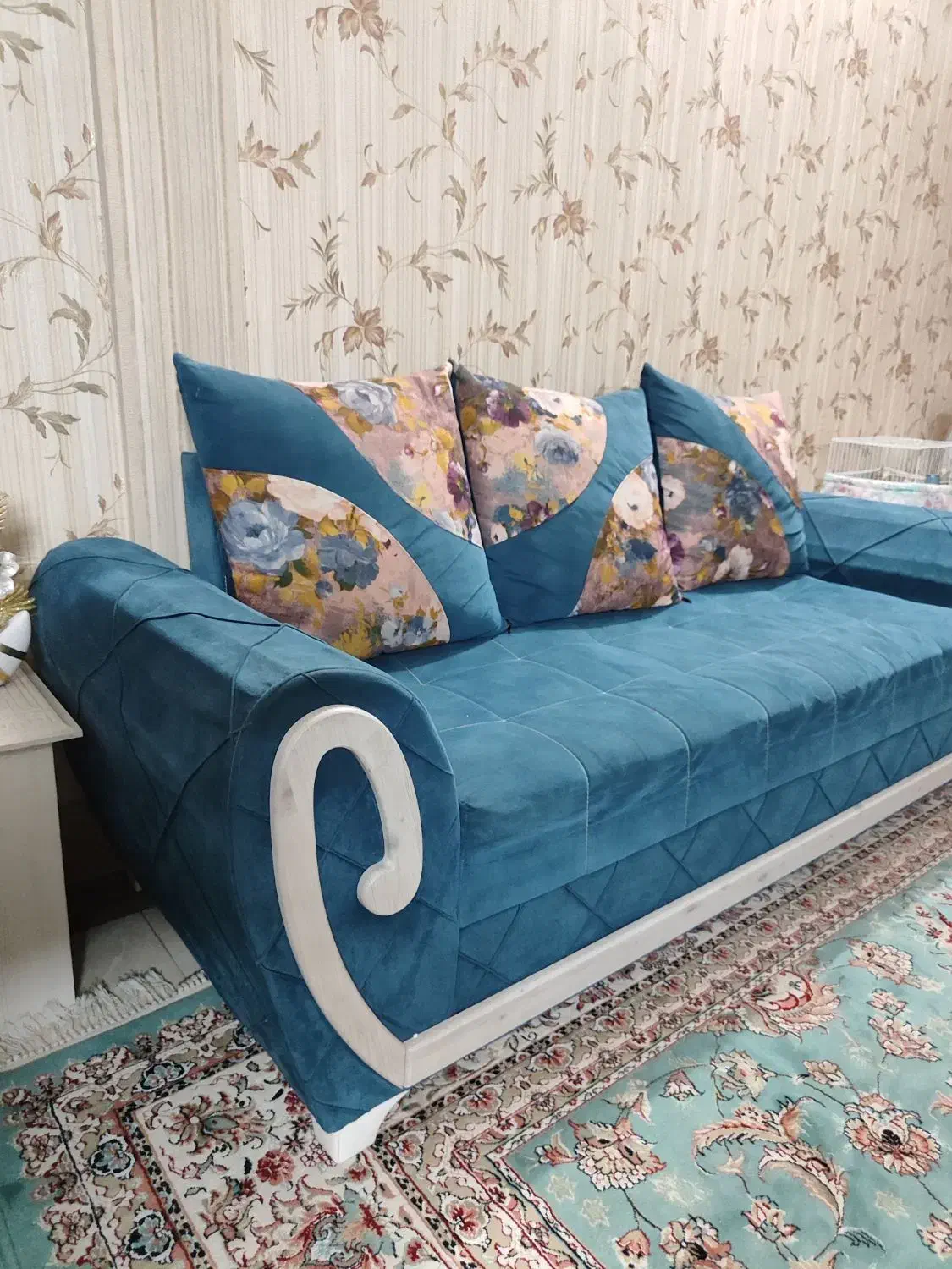 مبلمان ۷نفره|مبلمان خانگی و میز عسلی|مشهد, حضرت حجت|دیوار