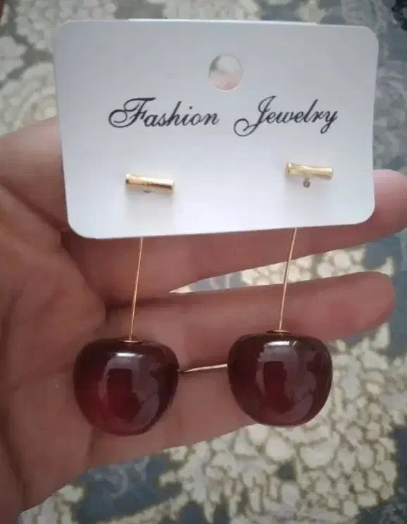 گوشواره طرح گیلاسی|بدلیجات|رشت, جانبازان|دیوار