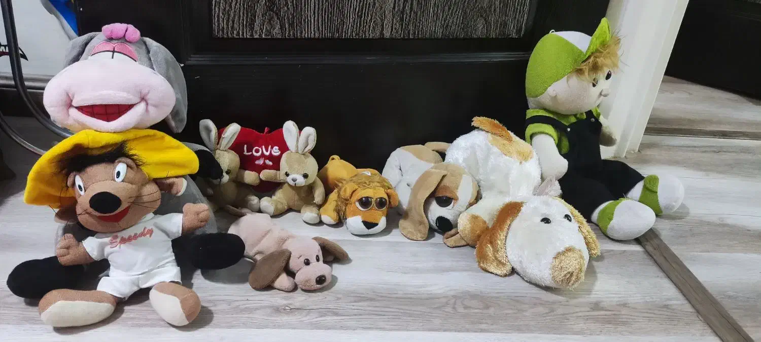 عروسک پولیشی ۲۰ عدد و خرس ولنتاین و یلدایی|اسباببازی بچه|کرج, شهرک جهاننما|دیوار