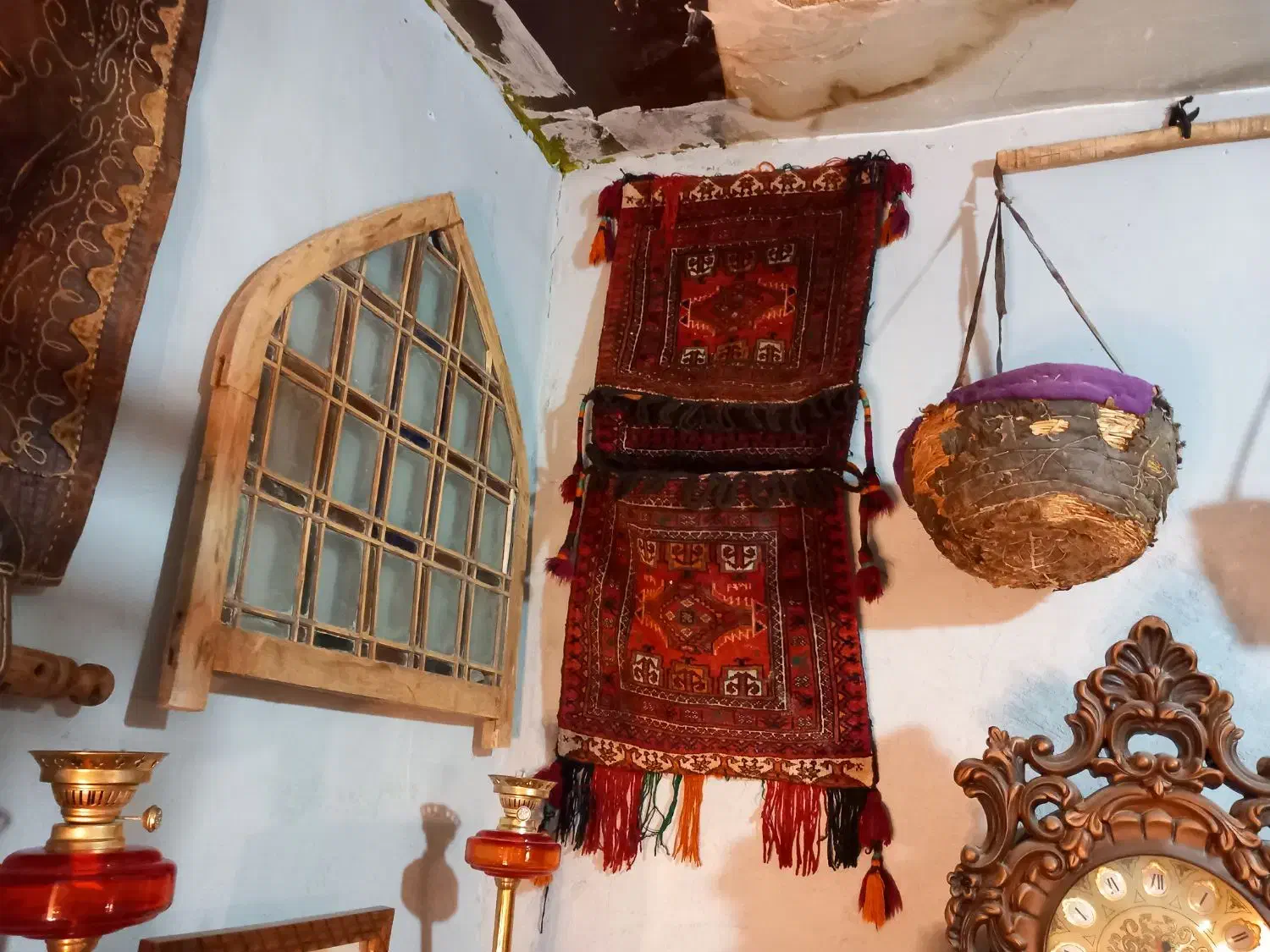 خورجین دستباف شهرکردی عتیقه وموزه ارسال ازاصفهان|کلکسیون اشیاء عتیقه|تهران, امام حسین|دیوار