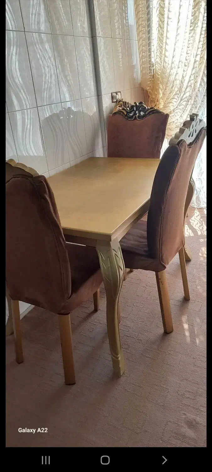 میز غذا خوری و میز آرایش|میز و صندلی غذاخوری|تاکستان, |دیوار