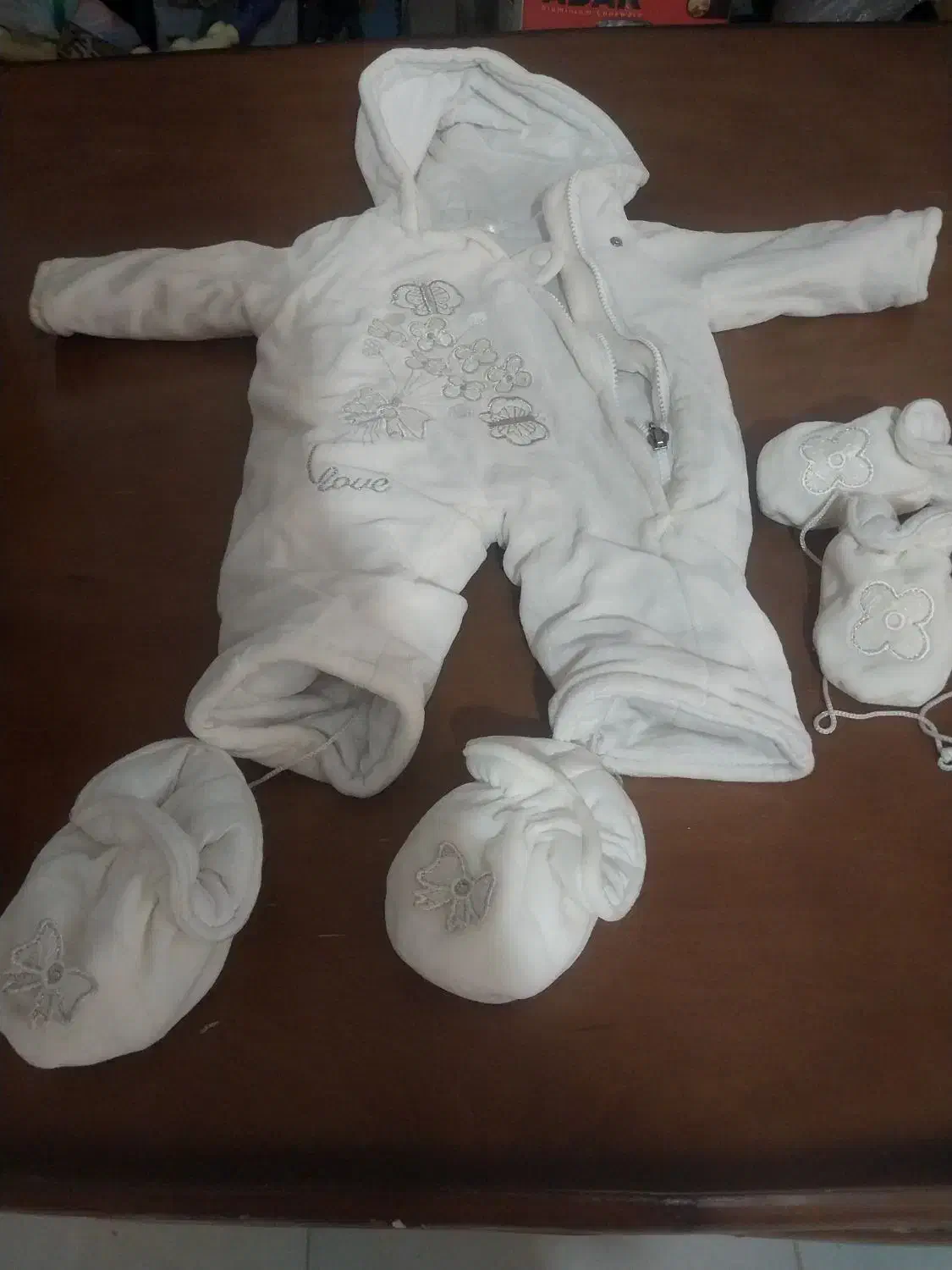 کاپشن سرهمی نوزاد|کفش و لباس بچه|کاشمر, |دیوار