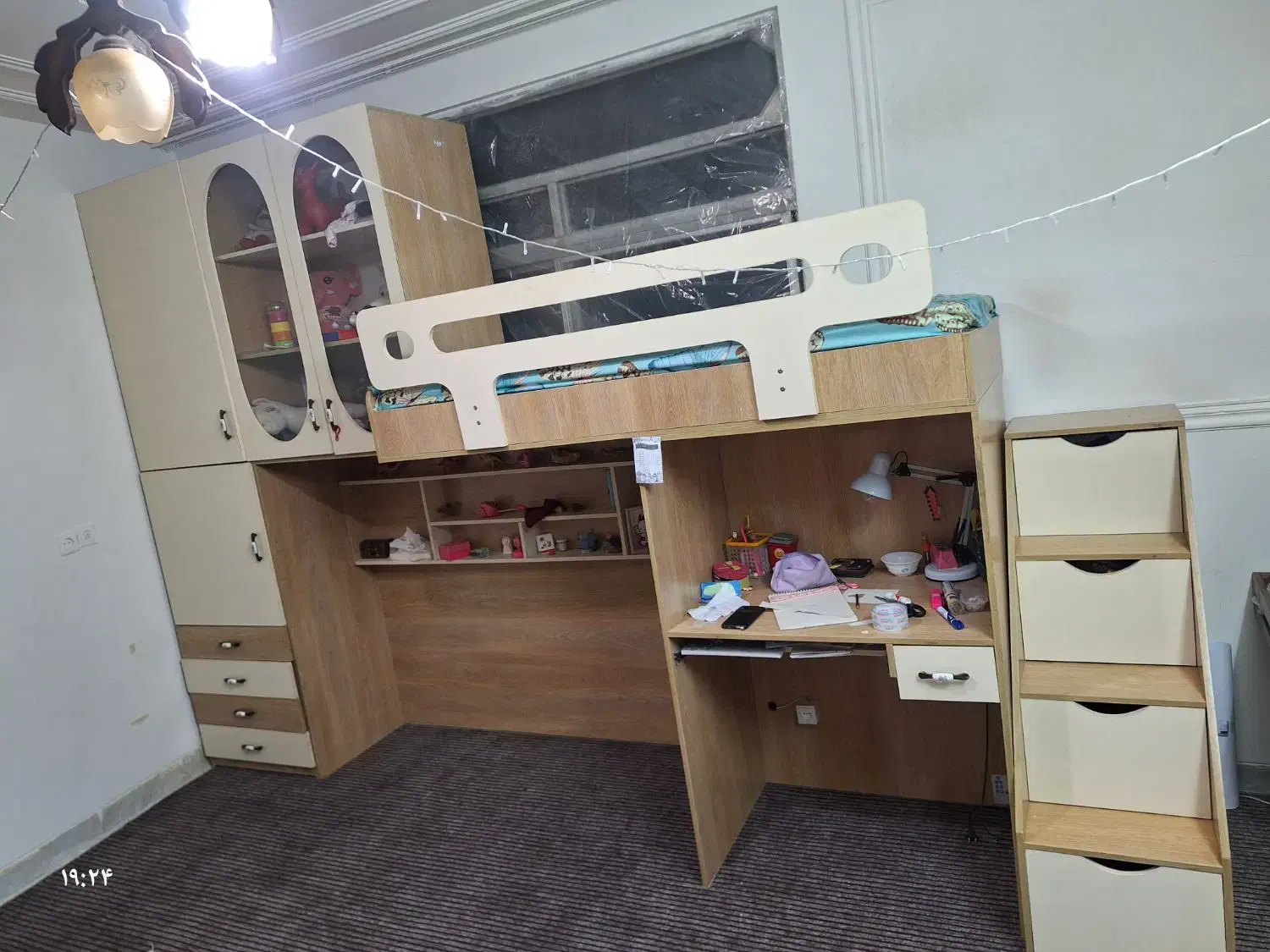 تخت دو‌نفره نوجوان|تخت و سرویس خواب|شاهرود, |دیوار