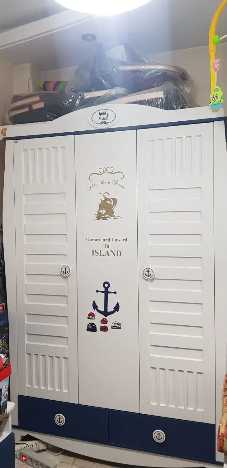 سرویس تخت و کمد کودک و نوجوان ملوانی بالسا|تخت و صندلی بچه|تهران, فدک|دیوار