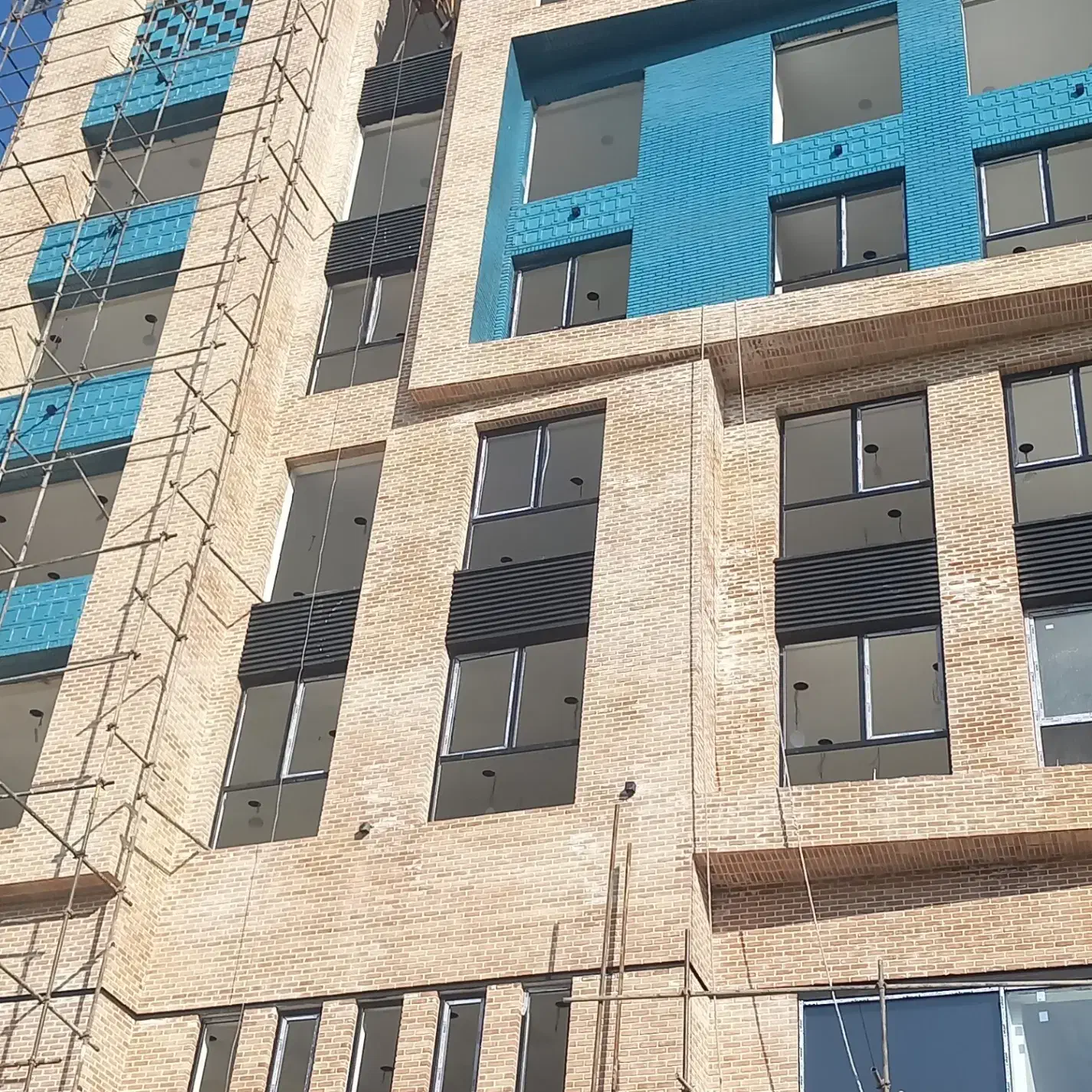 اجرای نماهای ترکیبی آجری وسنگ|خدمات پیشه و مهارت|گرگان, |دیوار