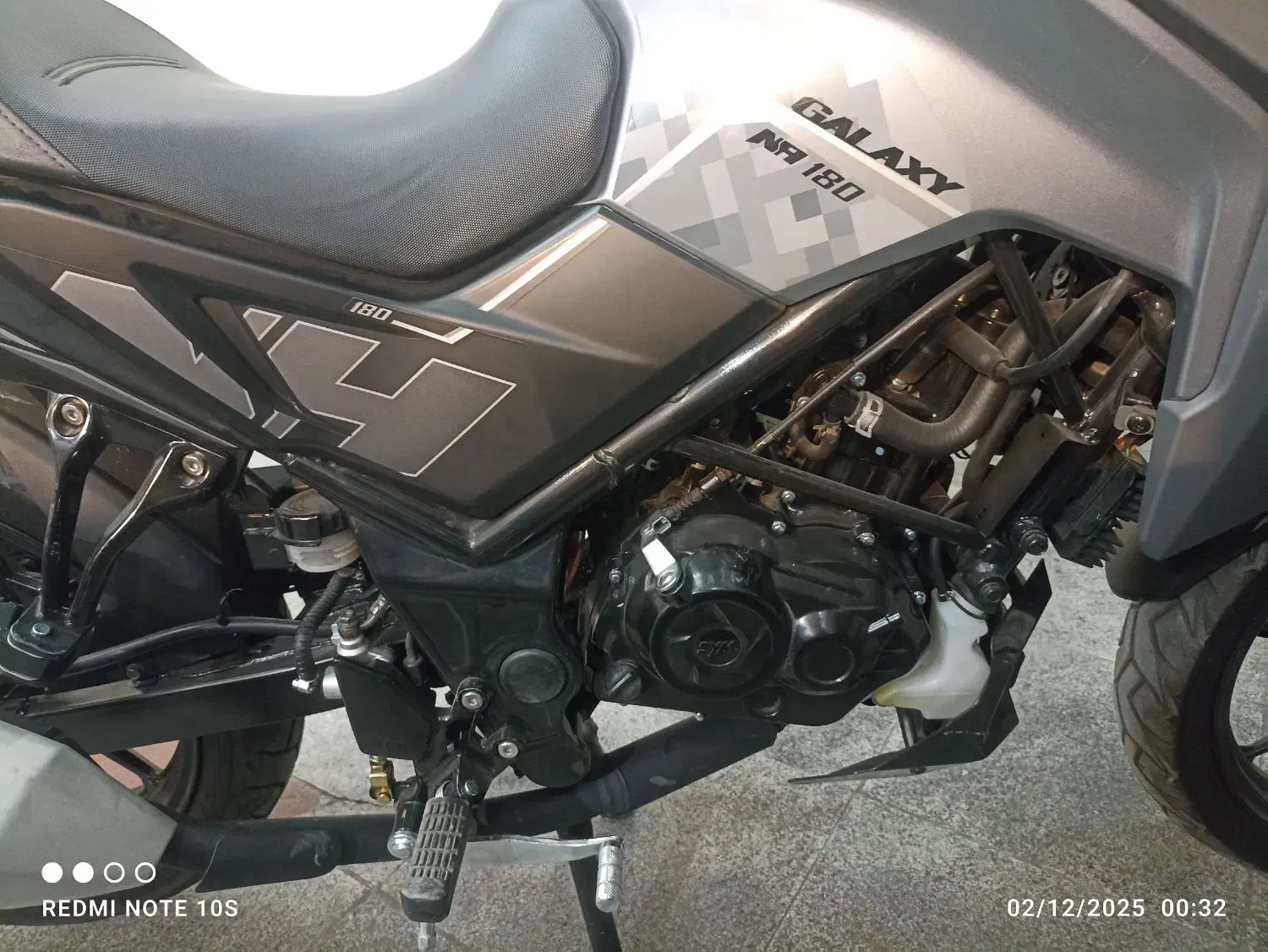 گلکسیna180درحد صفر|موتورسیکلت|مشهد, ایثار|دیوار