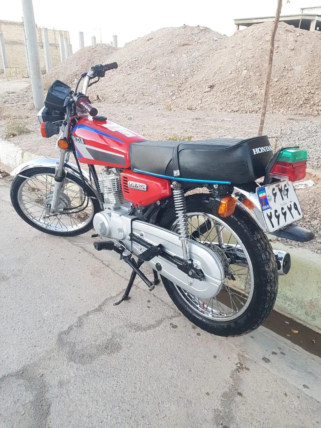موتور ۱۲۵ پلاک ملی سالم|موتورسیکلت|مبارکه, |دیوار