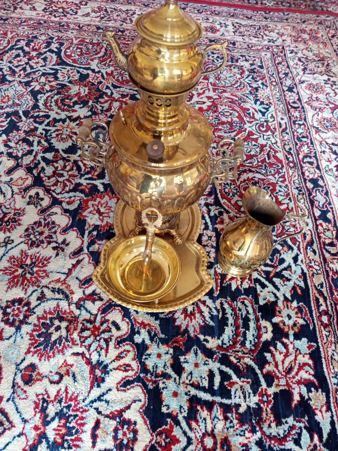 سماور زغالی 3لیتری|کلکسیون اشیاء عتیقه|اهر, |دیوار