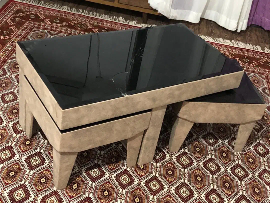 میز جلو مبلی|مبلمان خانگی و میز عسلی|بندر ترکمن, |دیوار