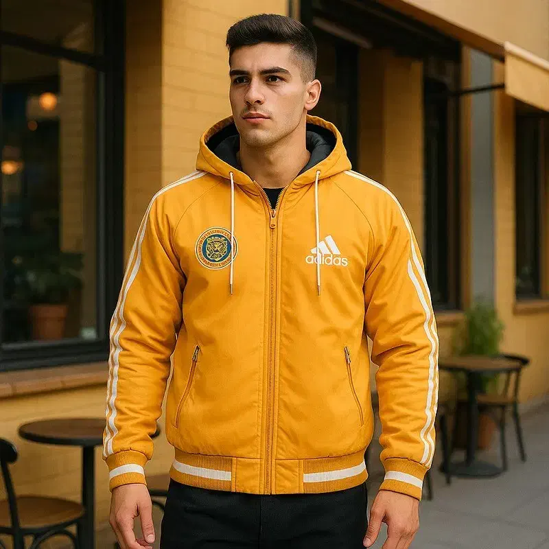 کاپشن مردانه زرد اسپرت|لباس|تهران, فلسطین (میدان انقلاب)|دیوار