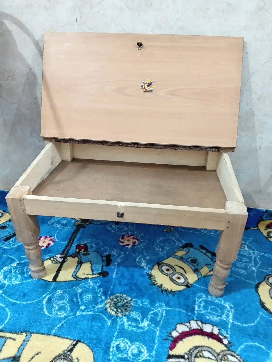 میز مطالعه چوبی بزرگ و جادار|میز تحریر و کامپیوتر|برازجان, |دیوار