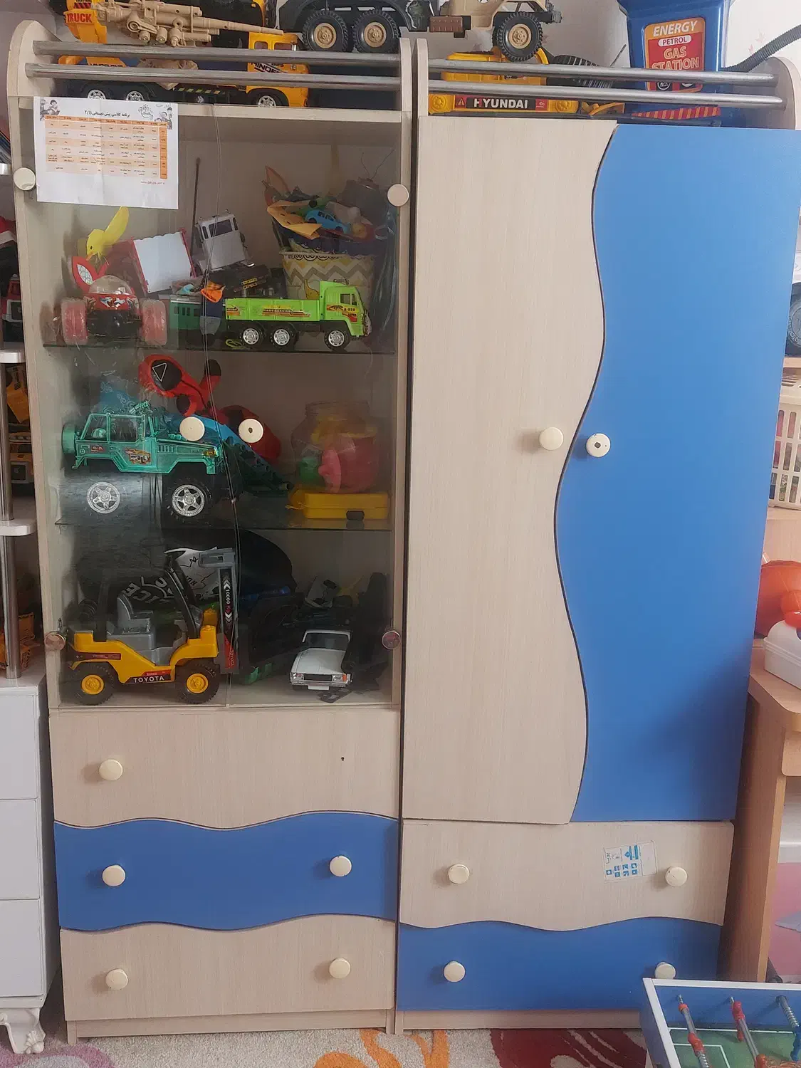 کمد لباس..ویترین و دراور پسرونه|جاکفشی، کمد، دراور|سبزوار, غرب نیروگاه|دیوار