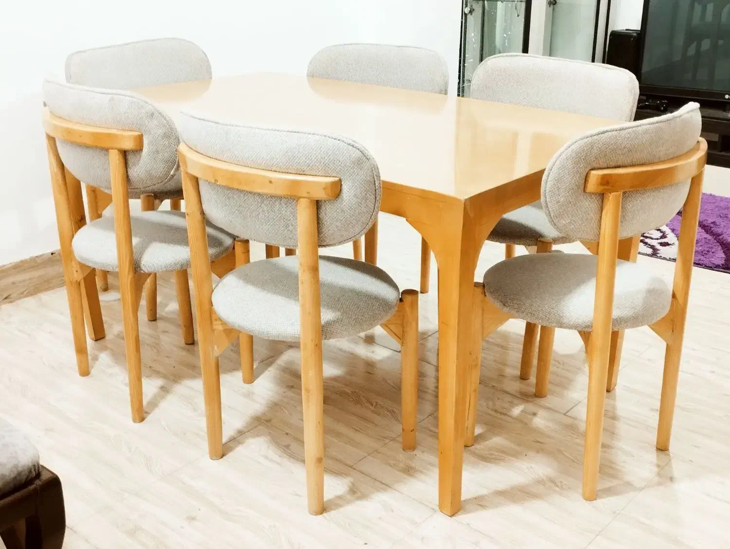 انواع میز ناهارخوری استوک|میز و صندلی غذاخوری|ساری, |دیوار