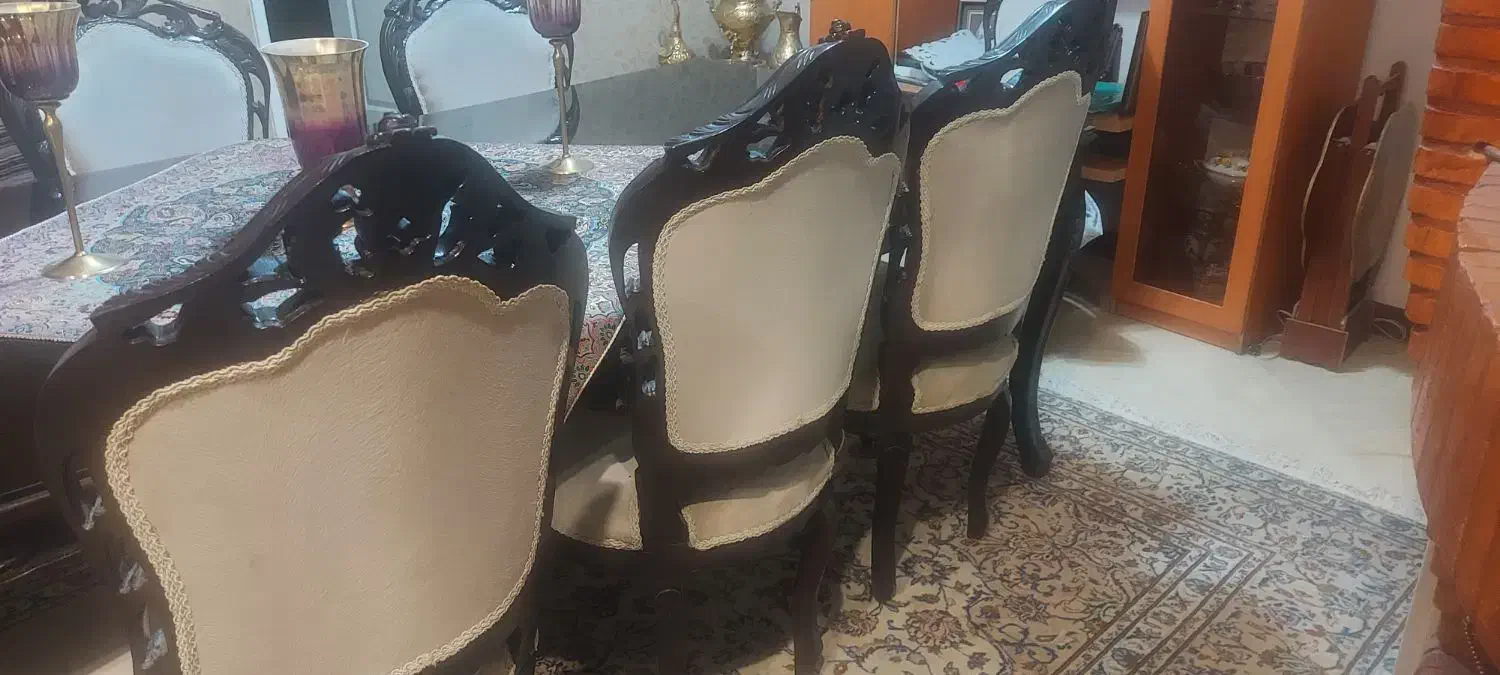 میز ناهارخوری ۱۰ نفره چوب گردو|میز و صندلی غذاخوری|تهران, پاسداران|دیوار