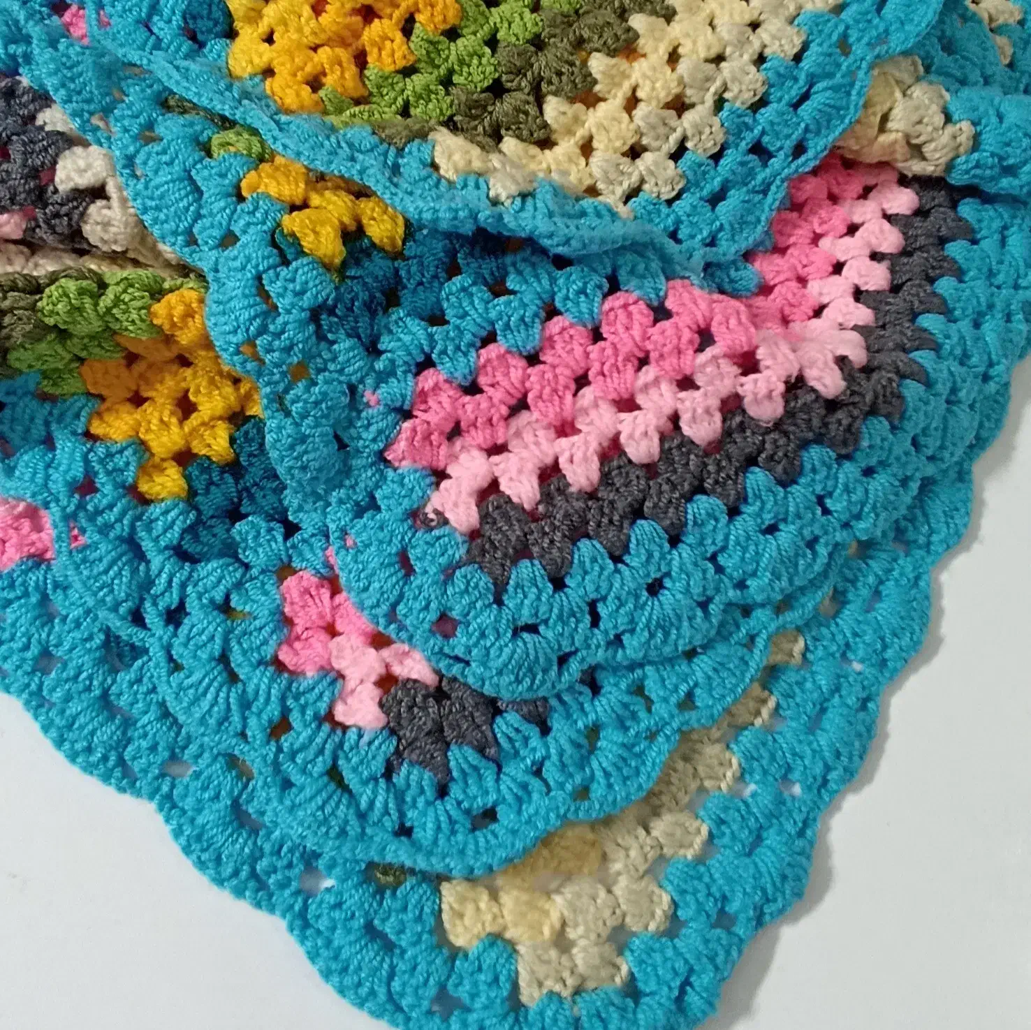 پتو دستبافت رنگین کمانی|رختخواب، بالش، پتو|مشهد, عبادی|دیوار