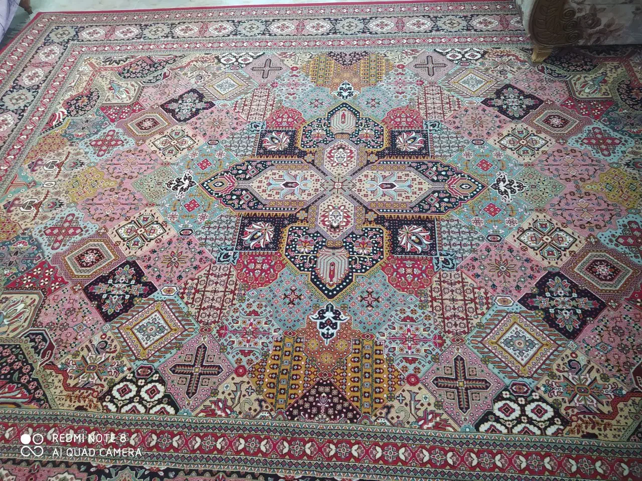 یه تخته فرش ماشینی ۱۲ متری سالم (بشرط کارشناسی)|فرش|خرم‌آباد (تنکابن), |دیوار