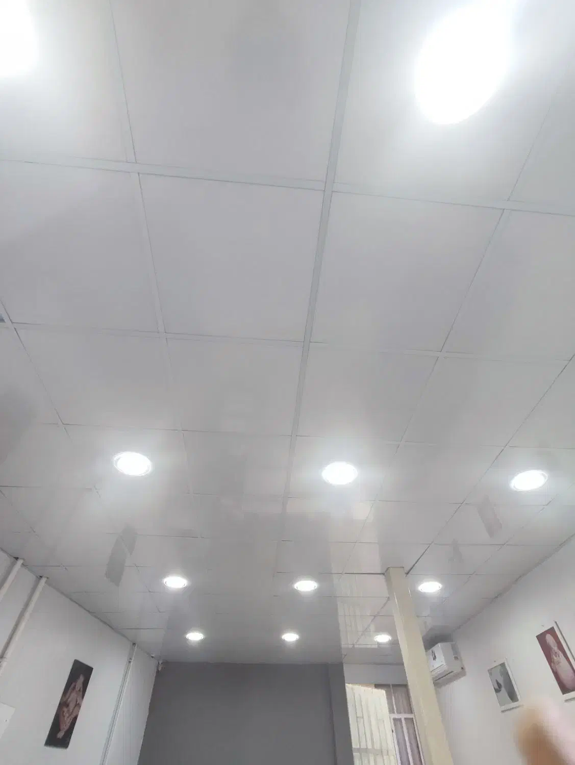 سقف کاذب به همراه هالوژن ها|مصالح و تجهیزات ساختمان|فسا, |دیوار