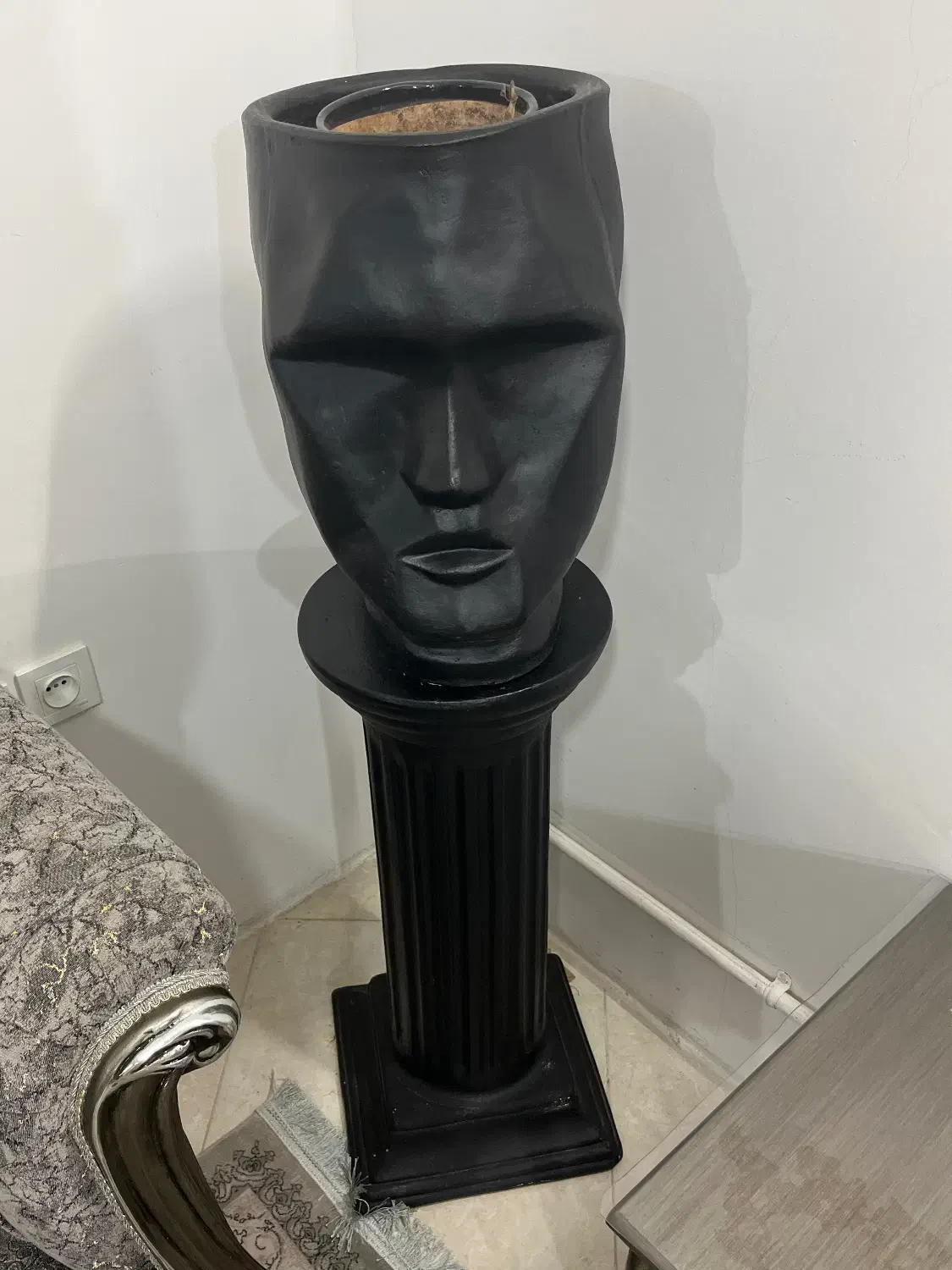 جا گلدونی صورتک|مجسمه، تندیس، ماکت|مشهد, هنرور|دیوار