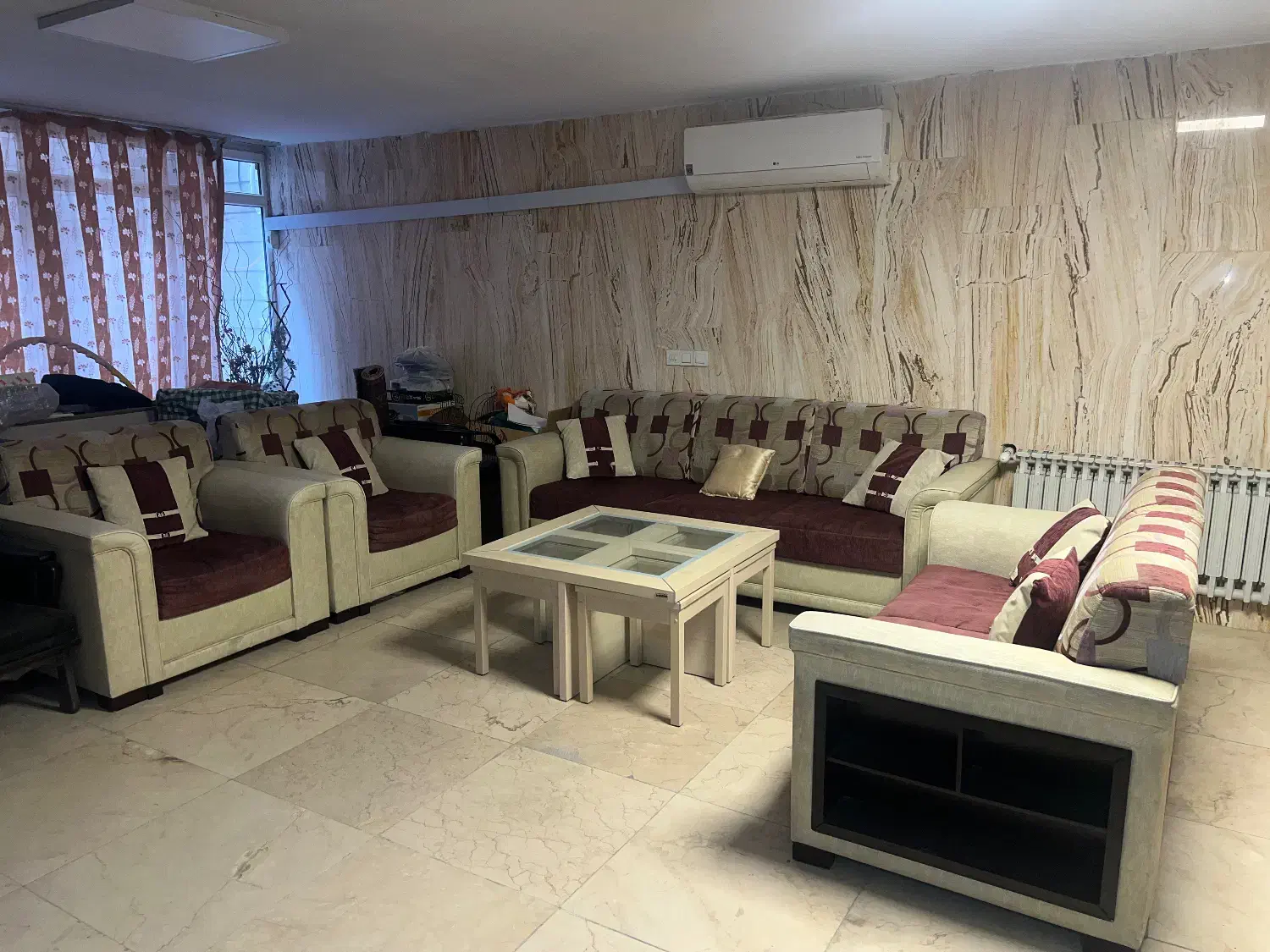 مبل ۷ نفره استقبال|مبلمان خانگی و میز عسلی|تهران, پردیسان|دیوار
